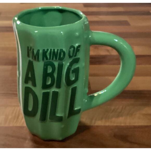 “I'M KIND OF A BIG DILL" Ceramic Cup Coffee Mug 15 oz - Picture 1 of 9